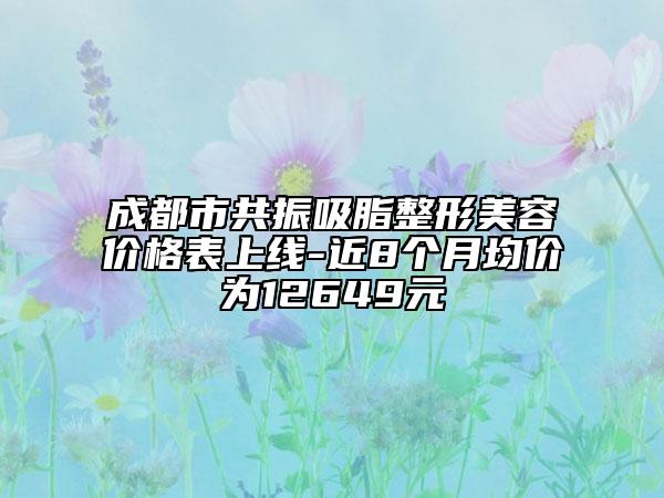 成都市共振吸脂整形美容价格表上线-近8个月均价为12649元