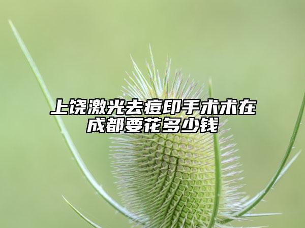 上饶激光去痘印手术术在成都要花多少钱