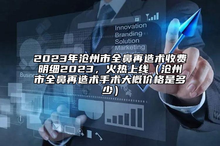 2023年沧州市全鼻再造术收费明细2023，火热上线（沧州市全鼻再造术手术大概价格是多少）