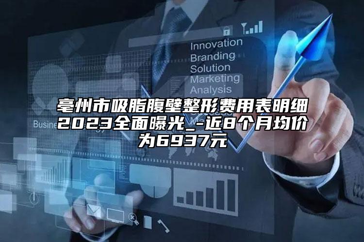 亳州市吸脂腹壁整形费用表明细2023全面曝光_-近8个月均价为6937元