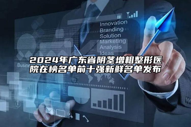 2024年广东省阴茎增粗整形医院在榜名单前十强新鲜名单发布