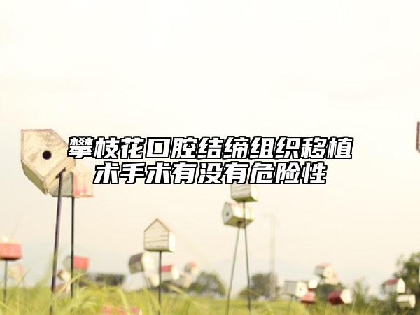 攀枝花口腔结缔组织移植术手术有没有危险性