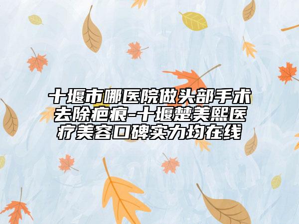 十堰市哪医院做头部手术去除疤痕-十堰楚美熙医疗美容口碑实力均在线